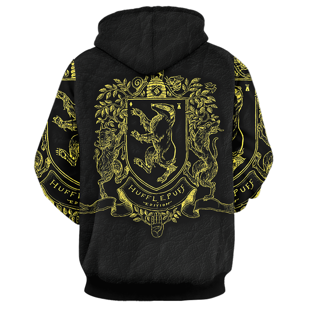 Hufflepuff Edition Harry Potter 3D Hoodie