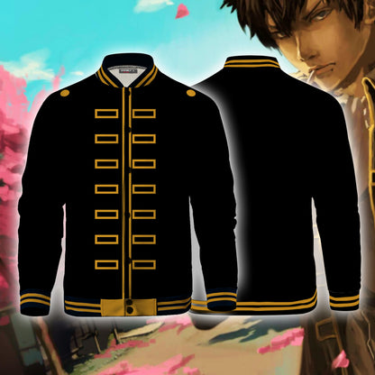 Gintama Hijikata Toushirou Cosplay Baseball Jacket US