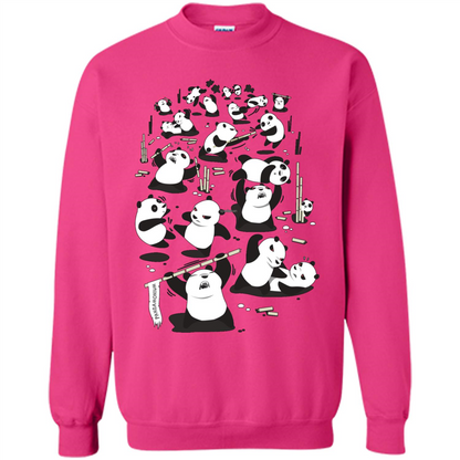 Cute Panda T-shirt Heliconia