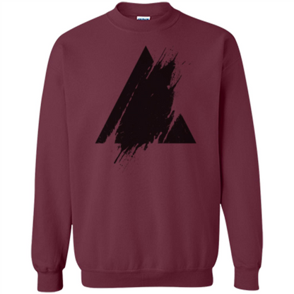 Place Splashed Triangle T-shirt Maroon