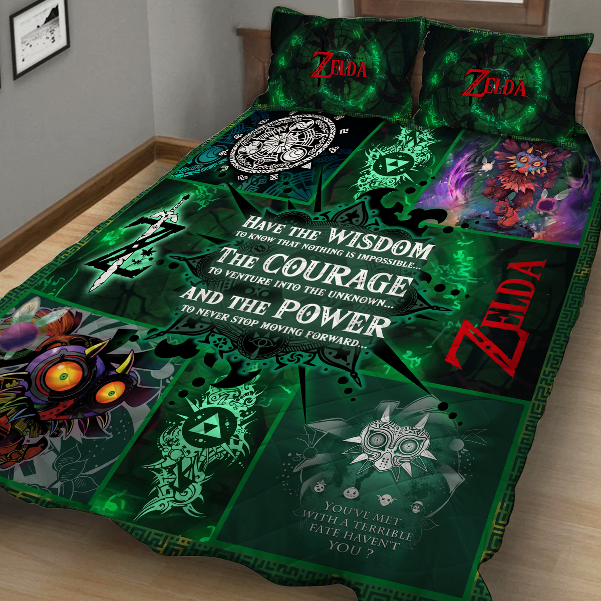 Zelda Quilt Bed Set Quilt Set