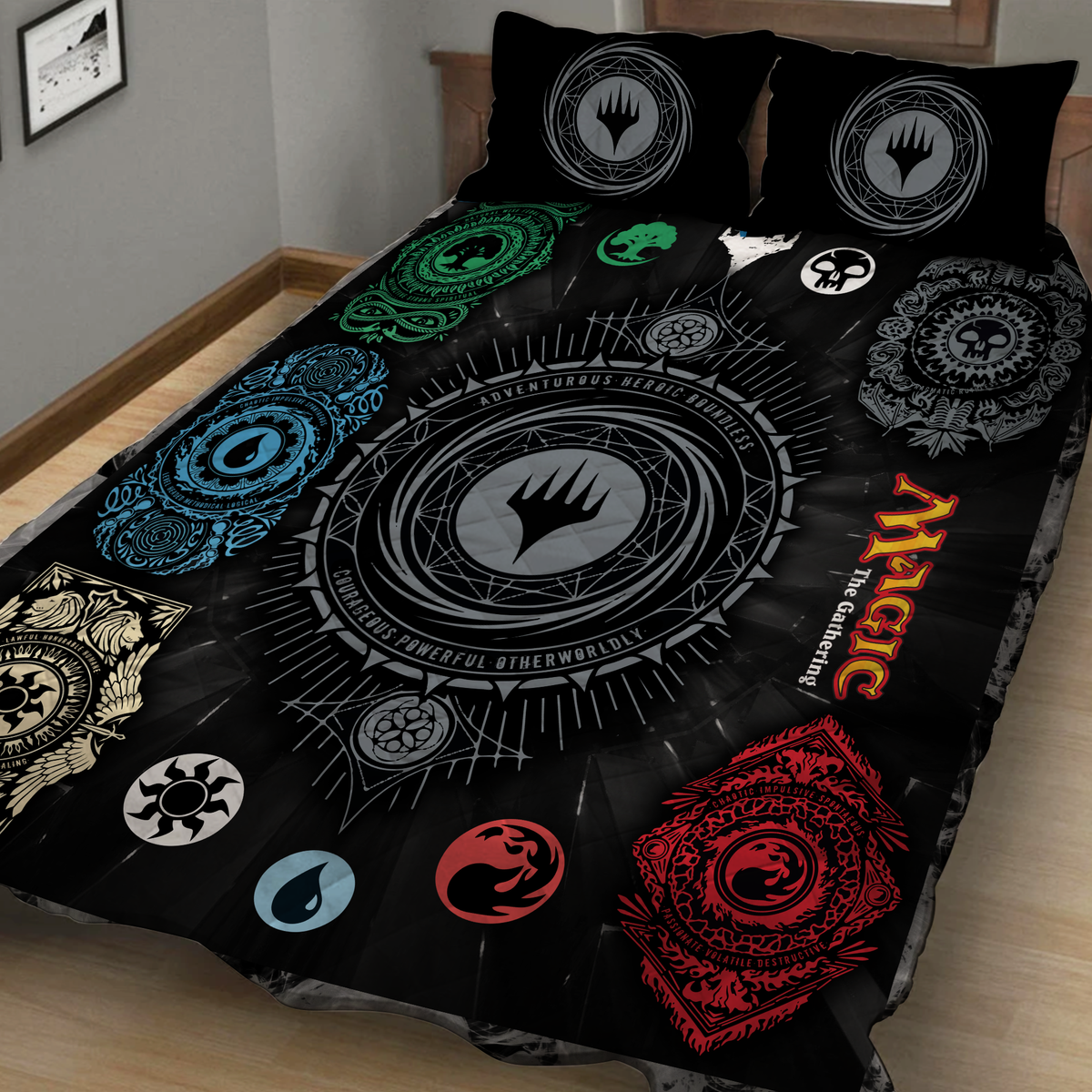 Magic: The Gathering Ornaments 3D Quilt Bed Set Single Quilt