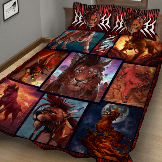 Final Fantasy VII Red XIII/Nanaki 3D Quilt Set Quilt Set