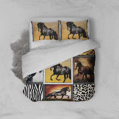 Wild Horses 3D Bed Set