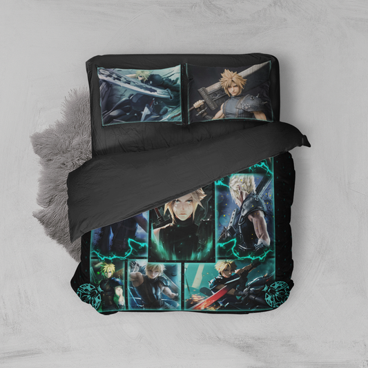 Final Fantasy VII Cloud Strike3D Bed Set