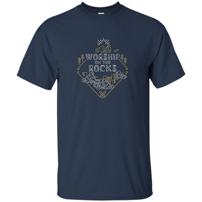 Official Worship On The Rocks 2017 Event T-Shirt