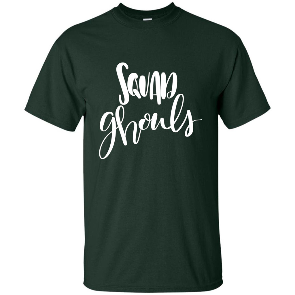 Squad Ghouls T-Shirt Halloween Funny Ghost Costume T-shirt Forest Green