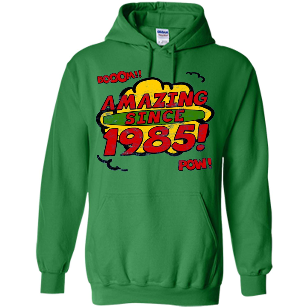 Birthday Gift T-shirt Amazing Since 1985 T-shirt Irish Green