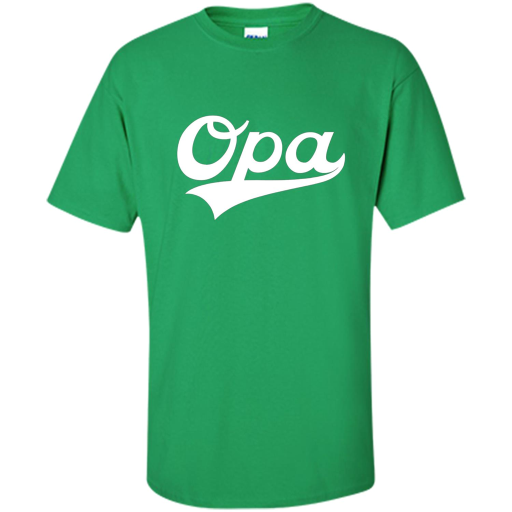 Fathers Day T-shirt Opa Irish Green