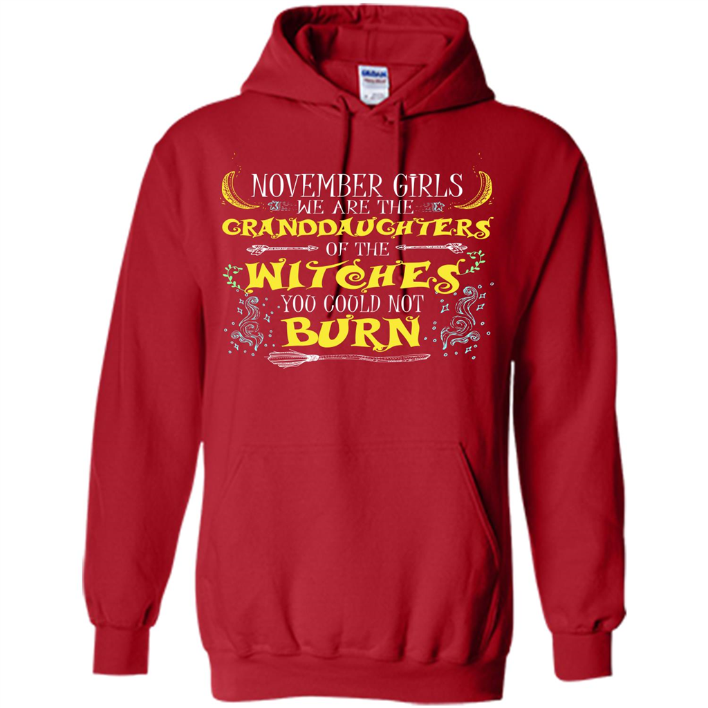 Halloween T-shirt November Girls T-shirt Red