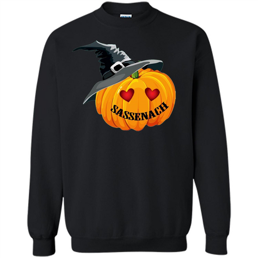 Sassenach Pumpkin Halloween T-shirt Black