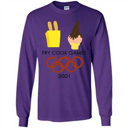 Fry Cook Games T-shirt Purple
