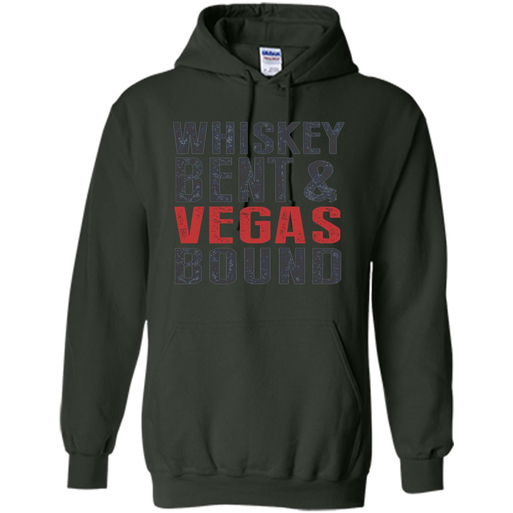 Whiskey Bent And Vegas Bound T-shirt Bachelor tshirt Forest Green