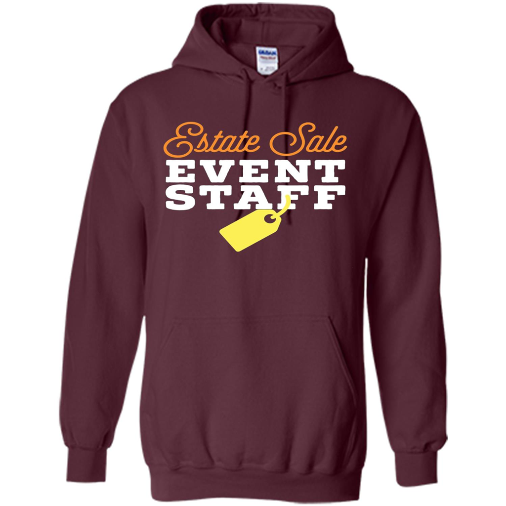 Estate Sale Event Staff T-shirt Maroon