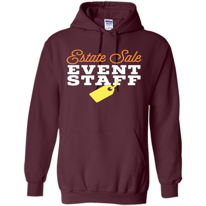 Estate Sale Event Staff T-shirt Maroon