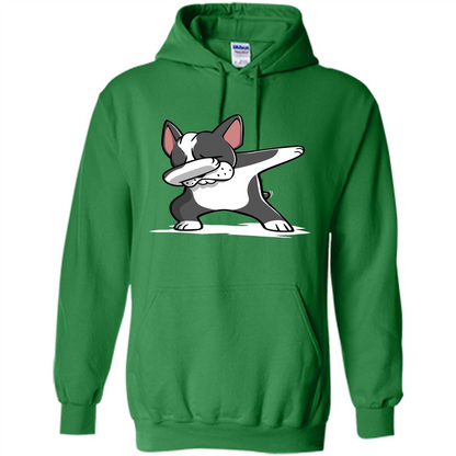 Dabbing Boston Terrier Dog T-Shirt Dab Dance T-shirt Irish Green