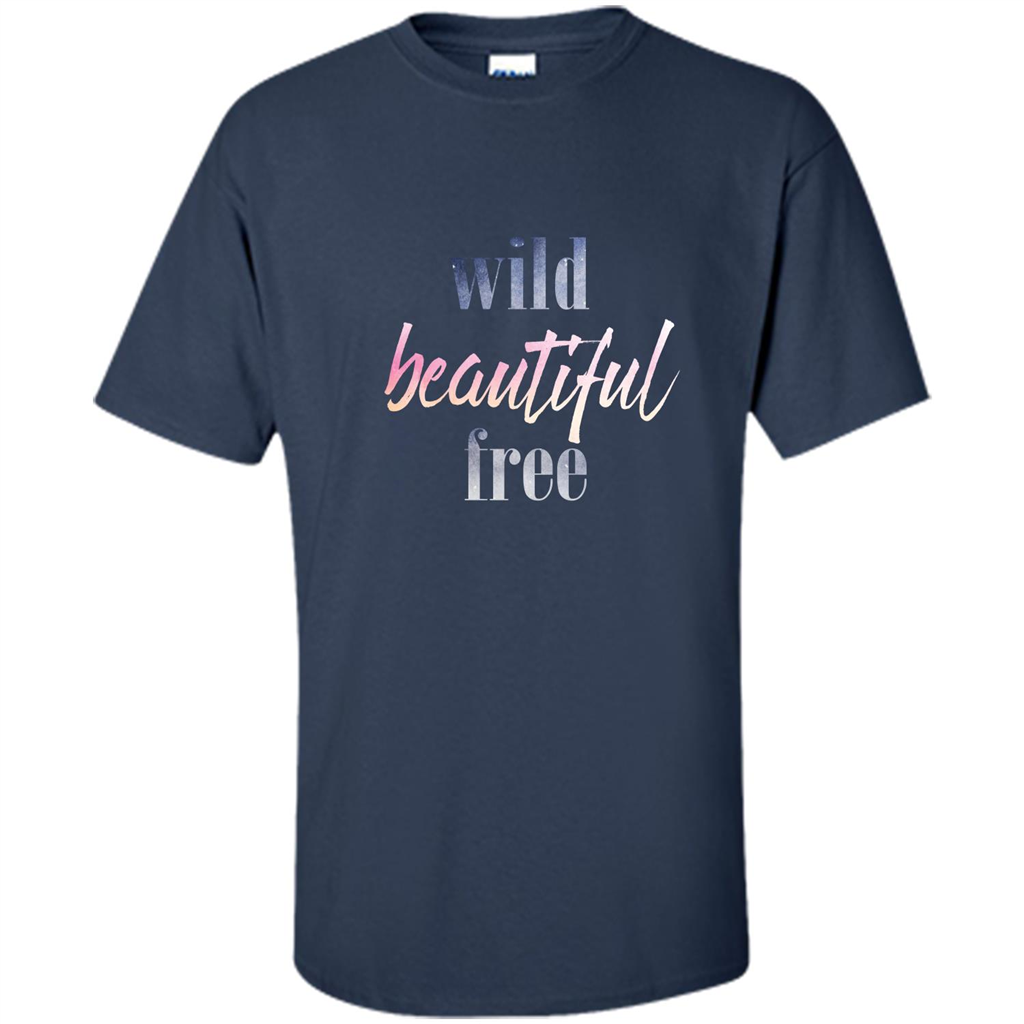 Wild Beautiful Free T-shirt Navy