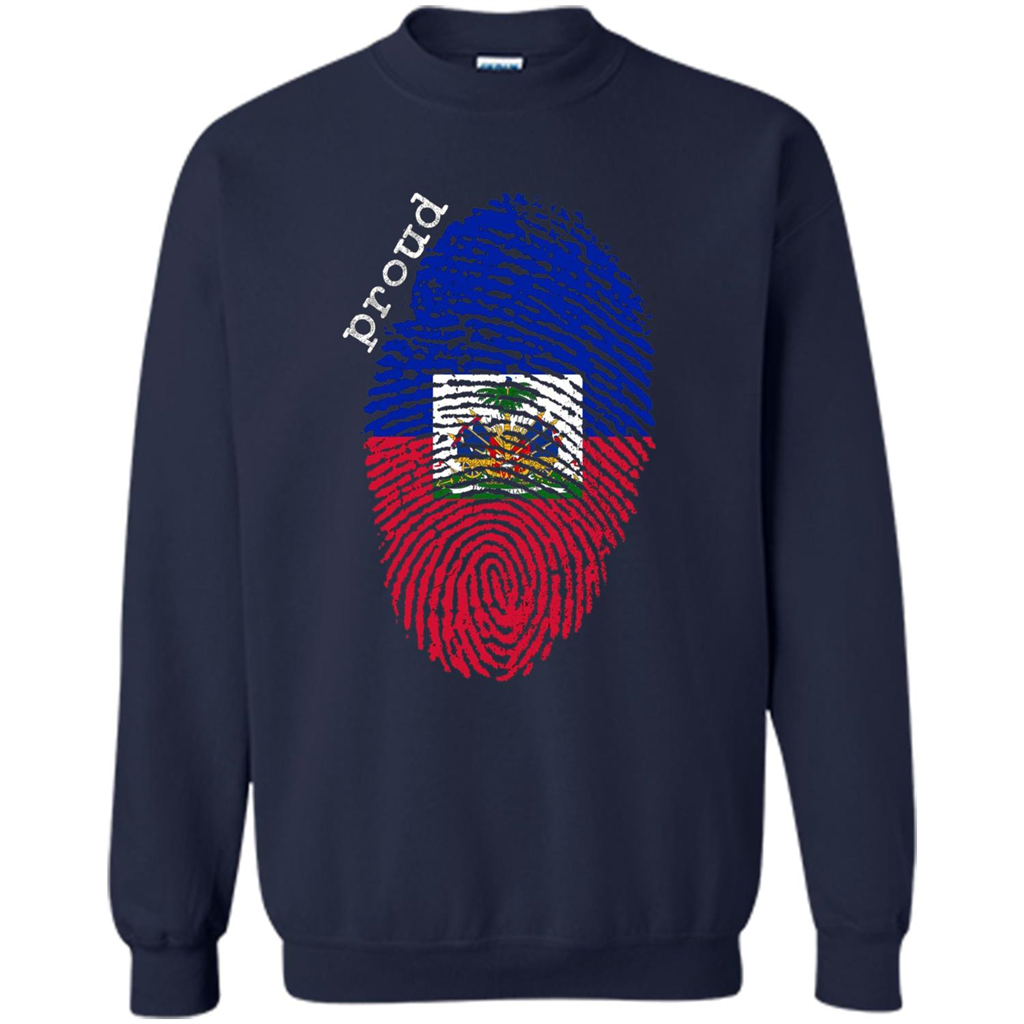 Haiti shirt - Haiti National Flag T-shirt Navy