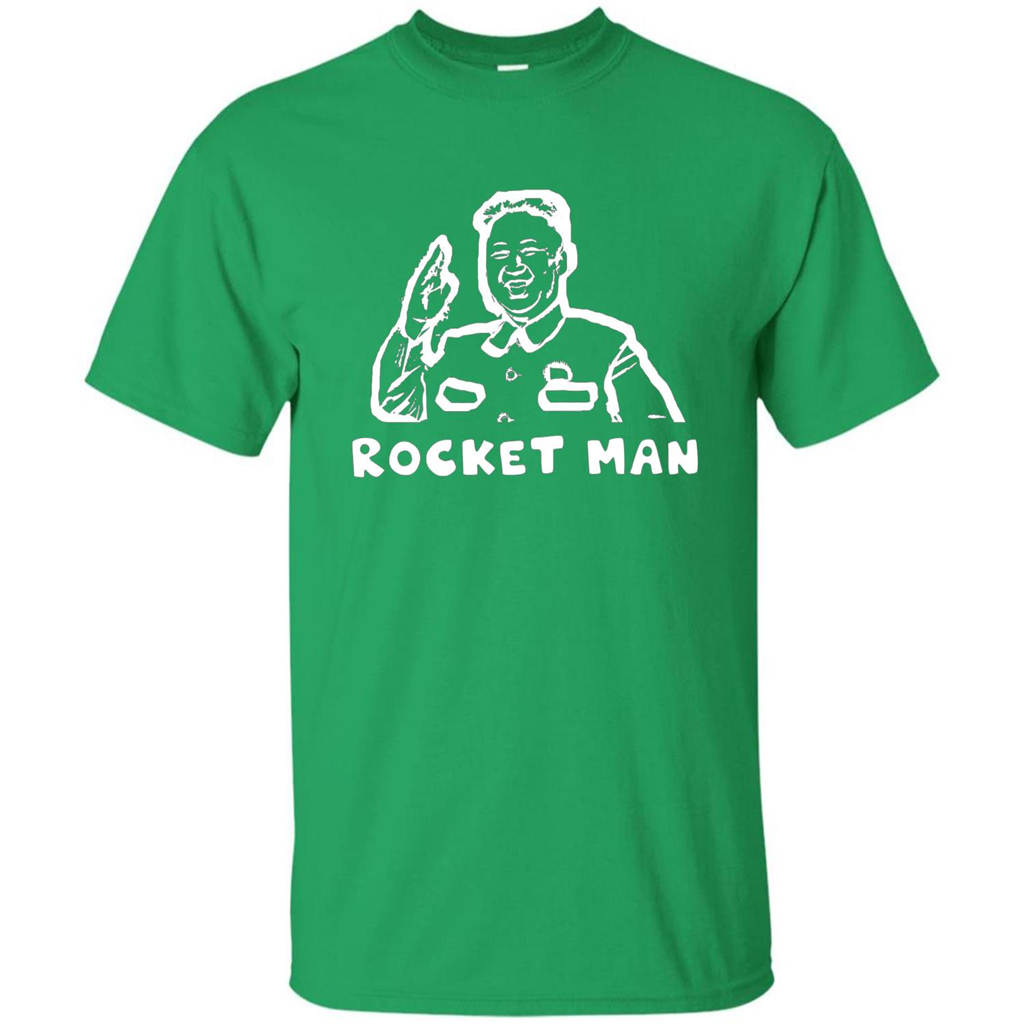 Kim Jong Un North Korea Rocket Launch T-shirt Donald Trump T-shirt Irish Green