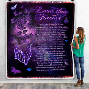 Love You Forever Throw Blanket