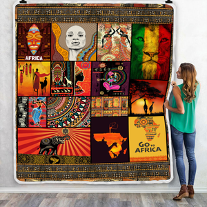 African Culture Throw Blanket