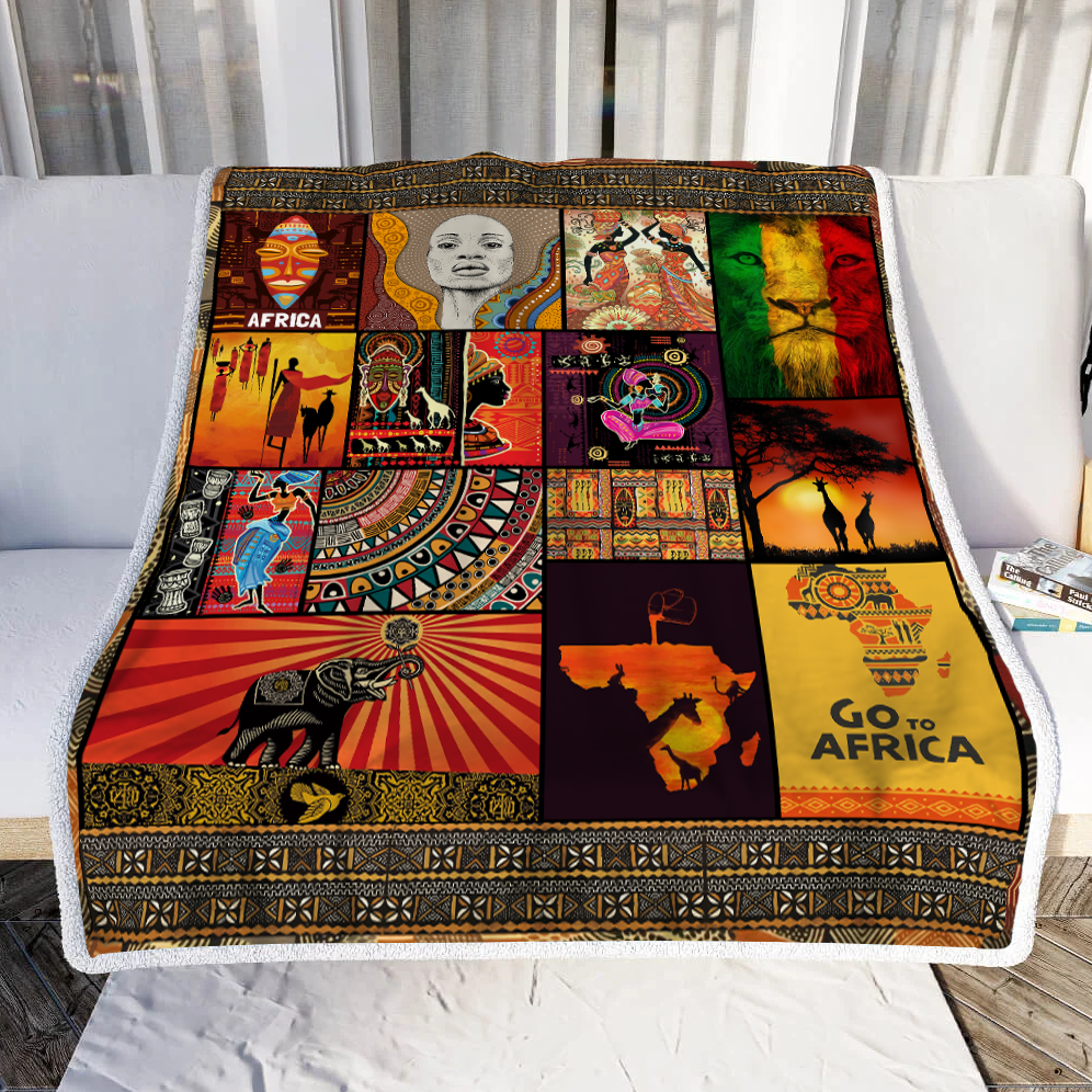 African Culture Throw Blanket