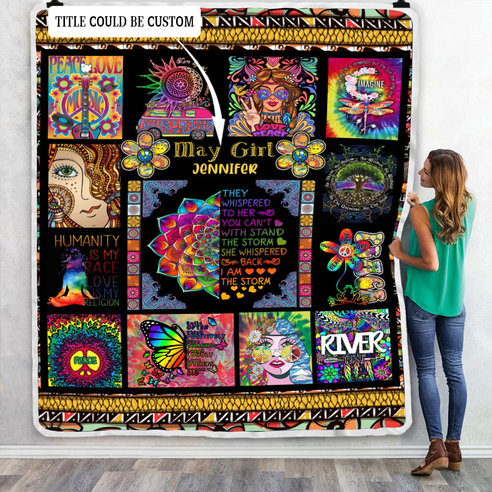Personalized I Am The Storm Throw Blanket