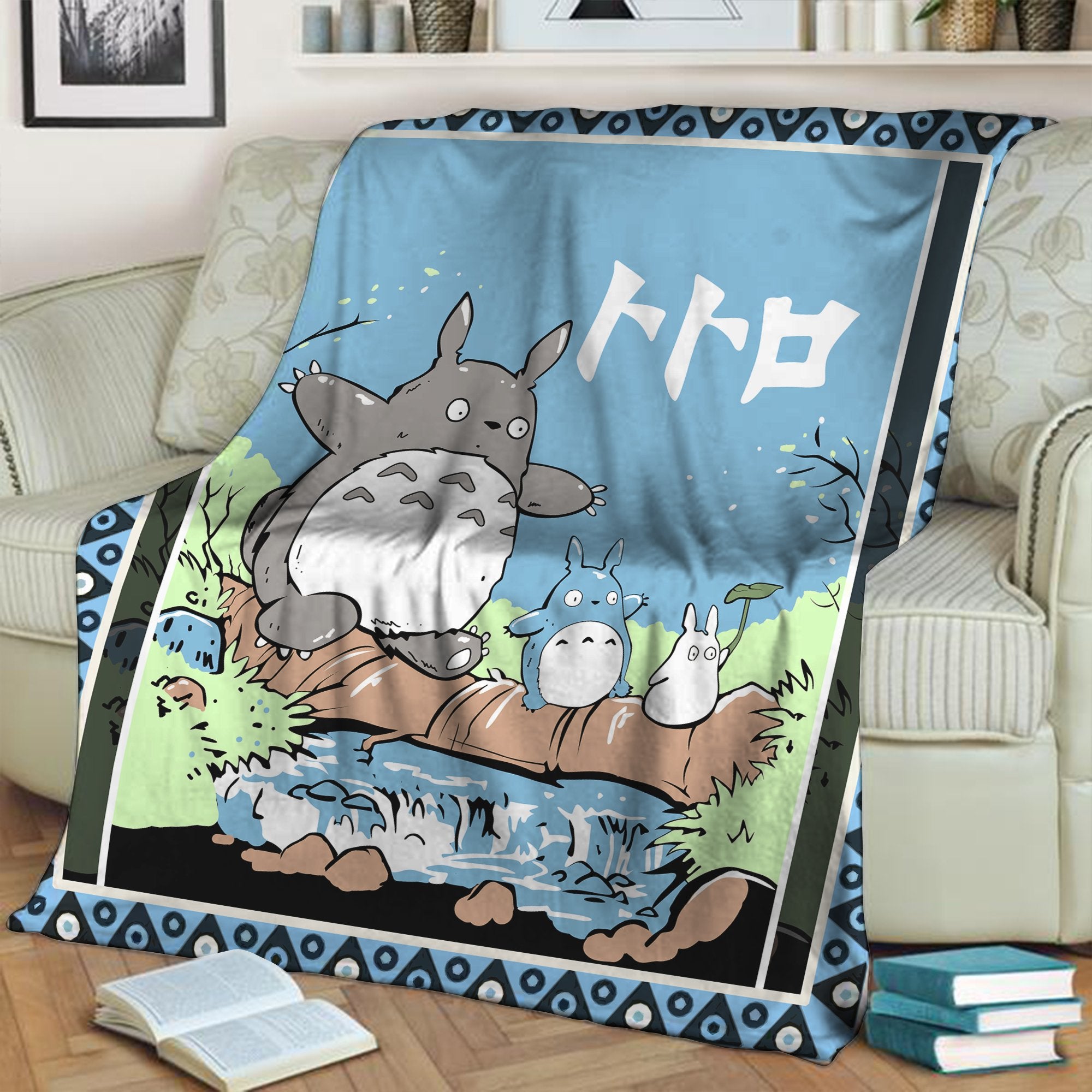 Totoro 3D Throw Blanket