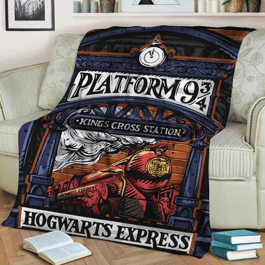 Harry Potter Platform 9 3/4 3D Throw Blanket