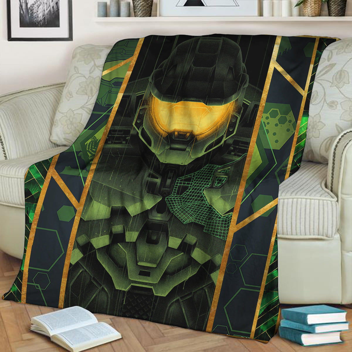 Halo 3D Throw Blanket