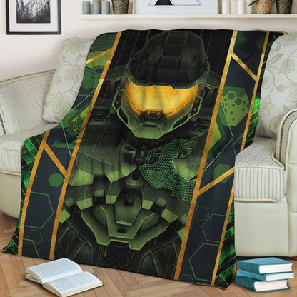 Halo 3D Throw Blanket