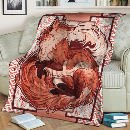 Fox 3D Throw Blanket