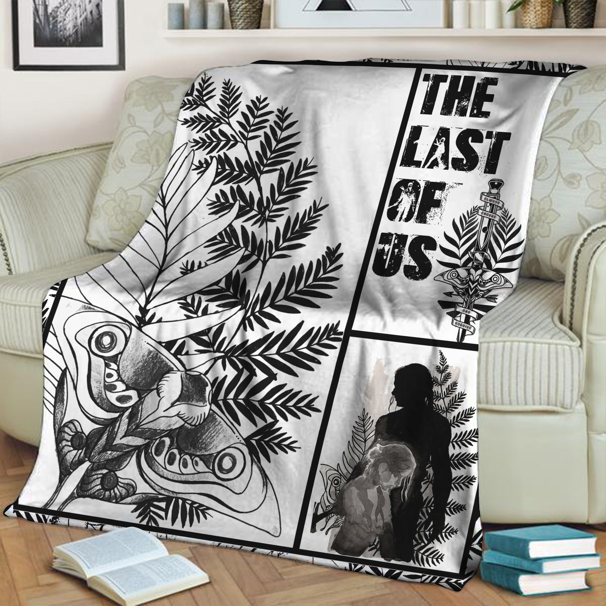 The Last Of Us Ellie Tattoo 3D Throw Blanket 150cm x 200cm  