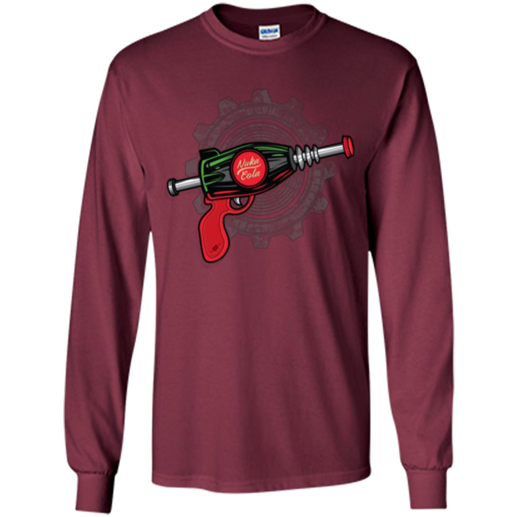 Nuka Cola Gun T-shirt Maroon