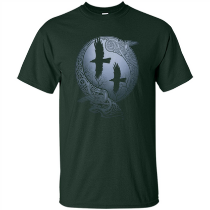 Odin's Revens T-shirt Forest Green