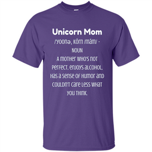 Fun Mom T-shirt - Unicorn Mom Definition