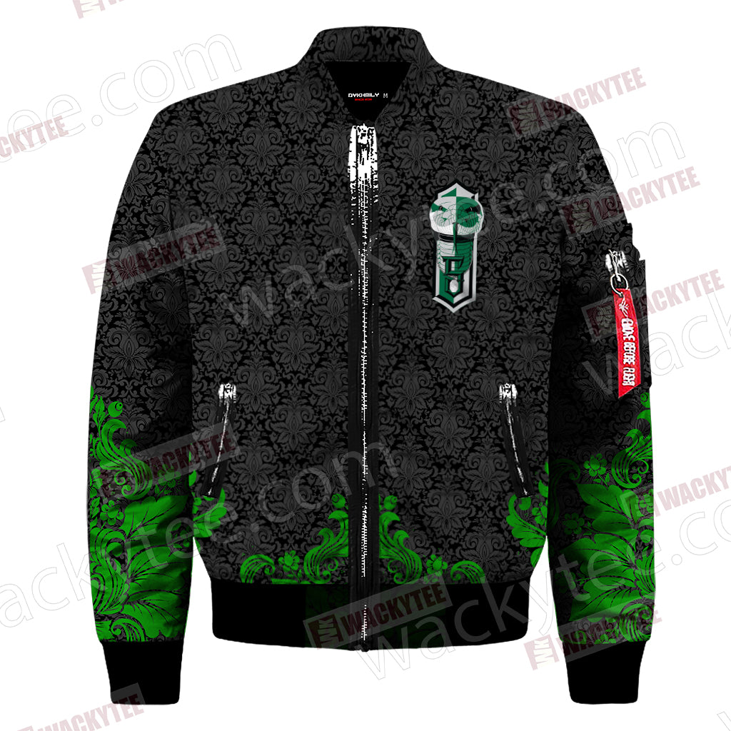 Cunning Like A Slytherin Harry Potter Wacky Style Bomber Jacket