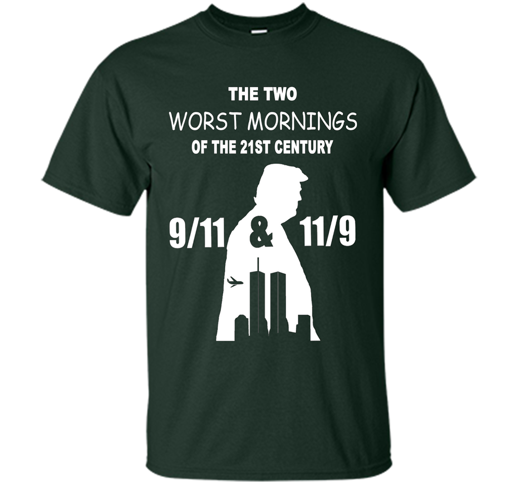 The Two Worst Mornings Of The 21st Century 9/11 And 11/9 T-shirt