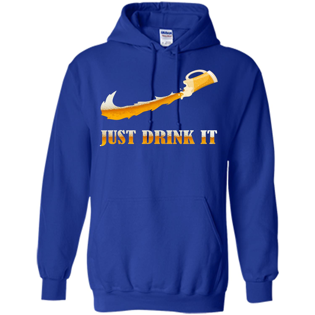 Drink Beer T-shirt Just Drink It Royal