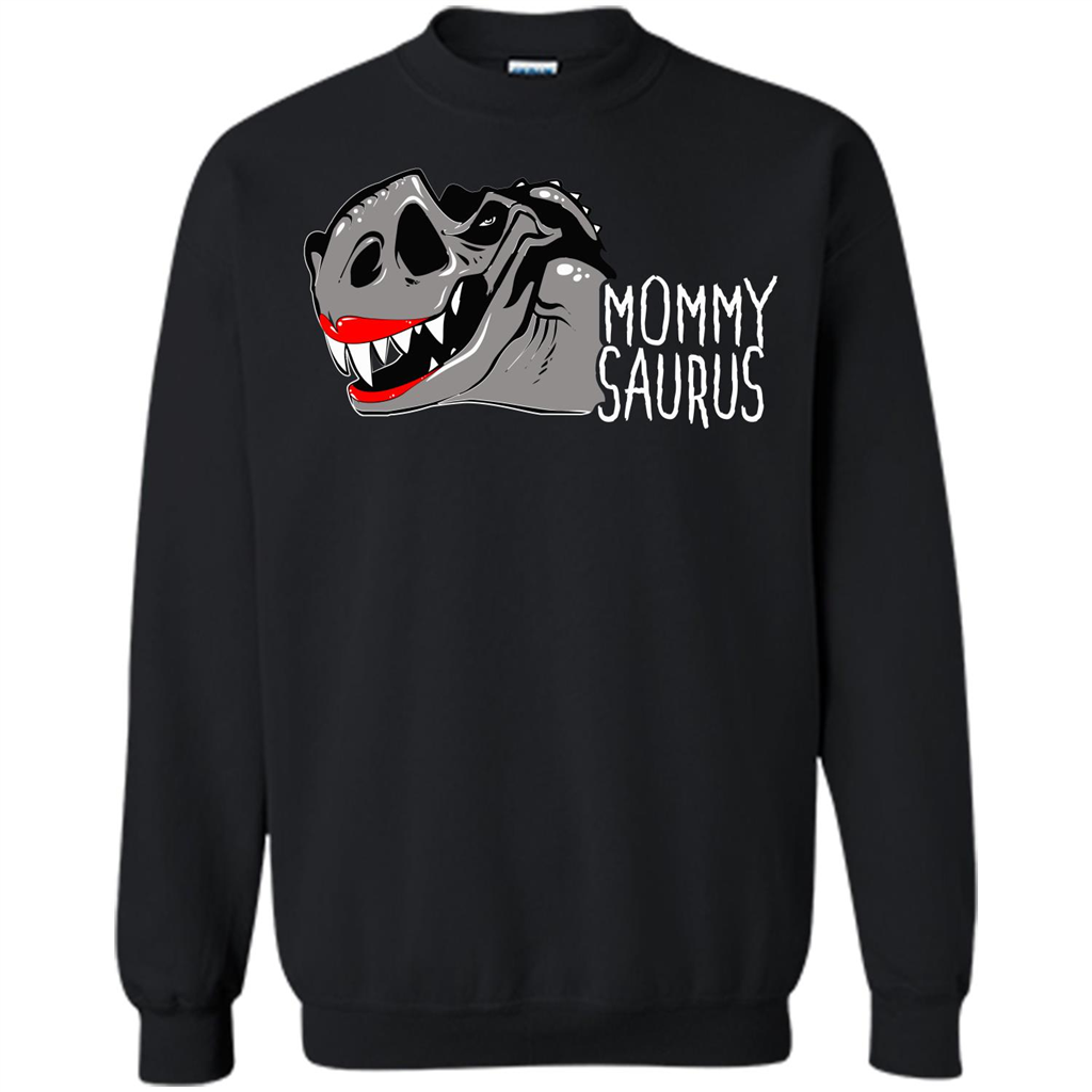 Mommy Saurus T-shirt Black