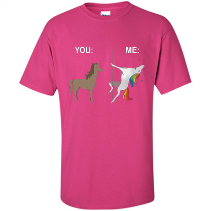 Cute Unicorn You And Me T-shirt Heliconia