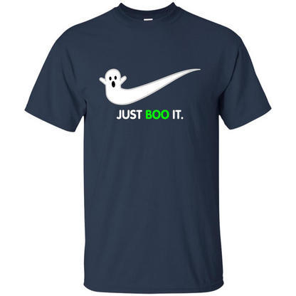 Just Boo It T-shirt Halloween Shirts Navy