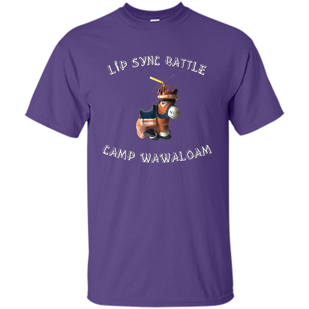 Lip Sync Camp T-shirt Camp Wawaloam Purple