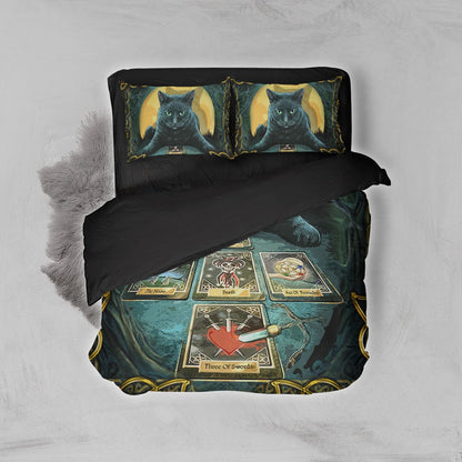 Cat Tarot Redear 3D Bed Set