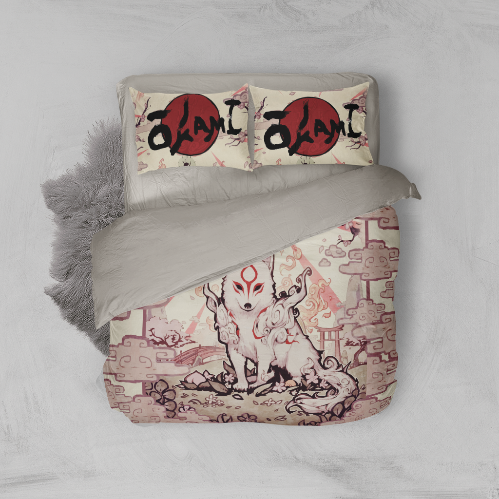 Okami New 3D Bed Set