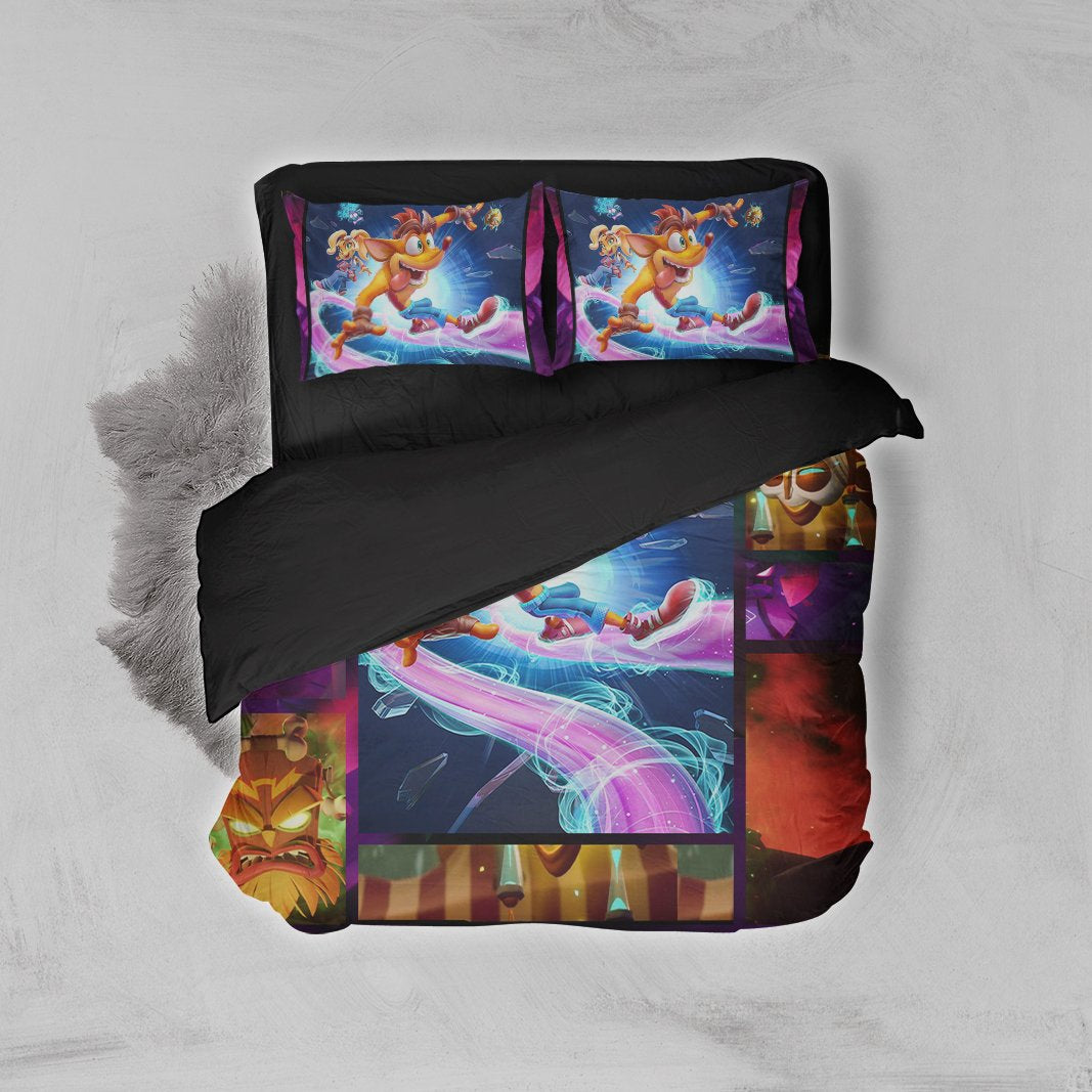 Crash Bandicoot 3D Bed Set