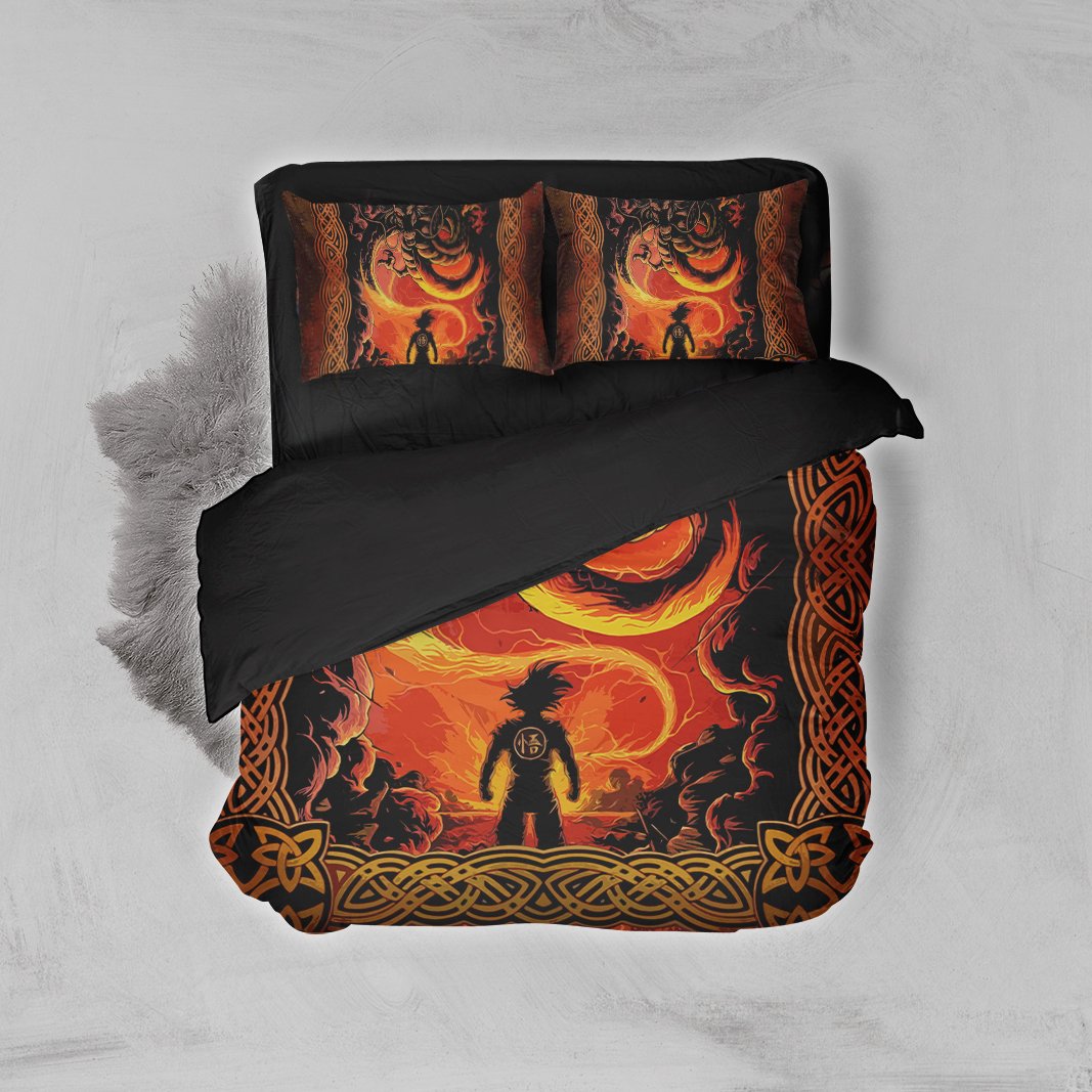 Dragon Ball Goku 3D Bed Set