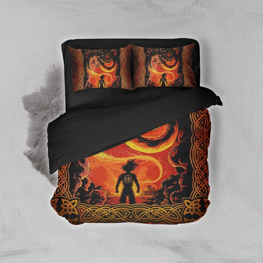 Dragon Ball Goku 3D Bed Set