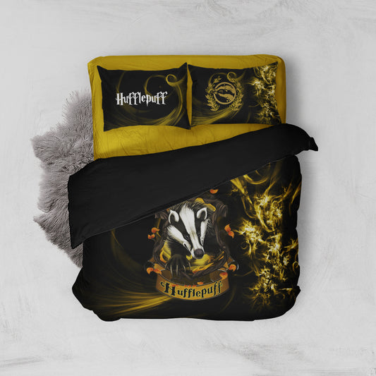 Loyal Like A Hufflepuff Harry Potter Bed Set