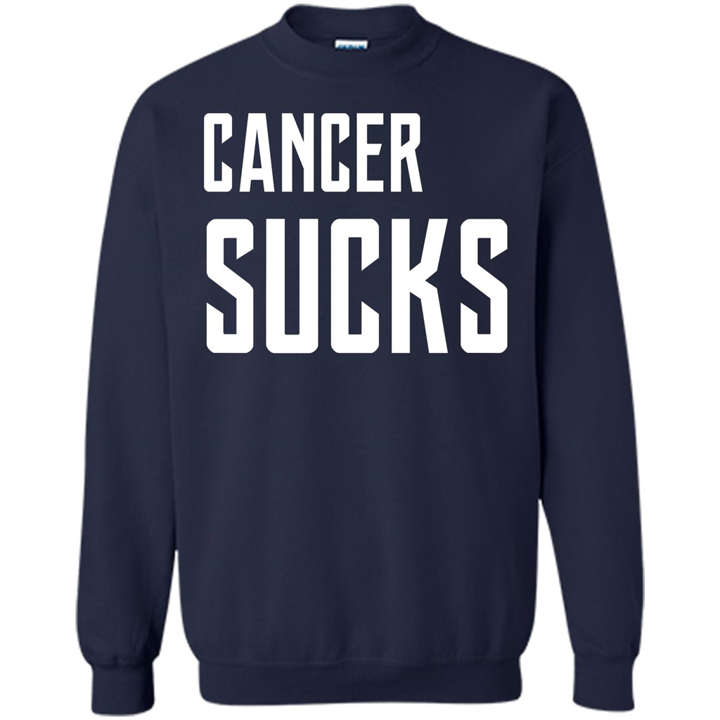 Cancer Sucks T-shirt Navy